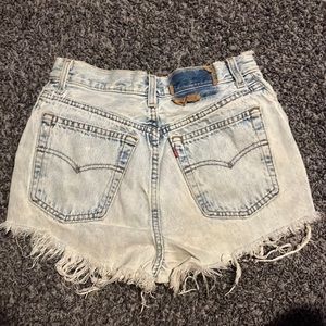 Vintage Levi Jean shorts